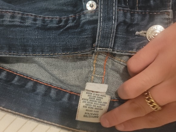 True Religion Men's Bootcut 36x32 Blue - Picture 5 of 8